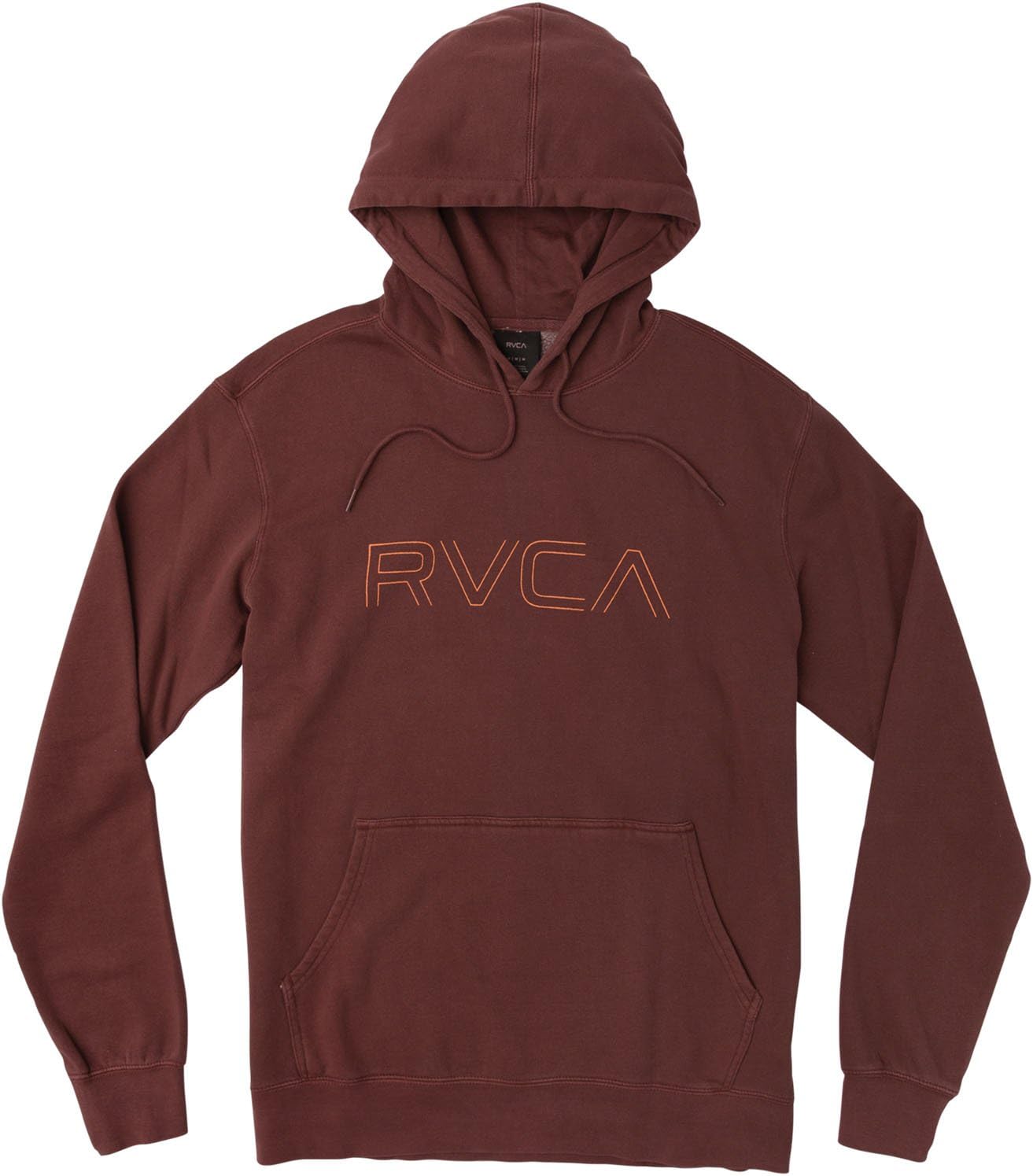 RVCA Men's Big Pigment Long Sleeve Hooded Sweatshirt
