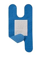 Vista 3 de Curad Knuckle, Woven Blue Detectable Bandage, 100-Count