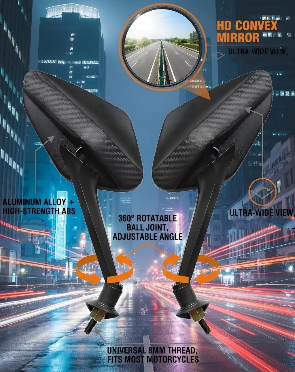 Specchietti Moto Per TDM 850 900 2018-2020 Specchietto Retrovisore In Lega Di Alluminio Moto Specchietto Retrovisore Laterale In Fibra Di Carbonio Specchi Moto | A
