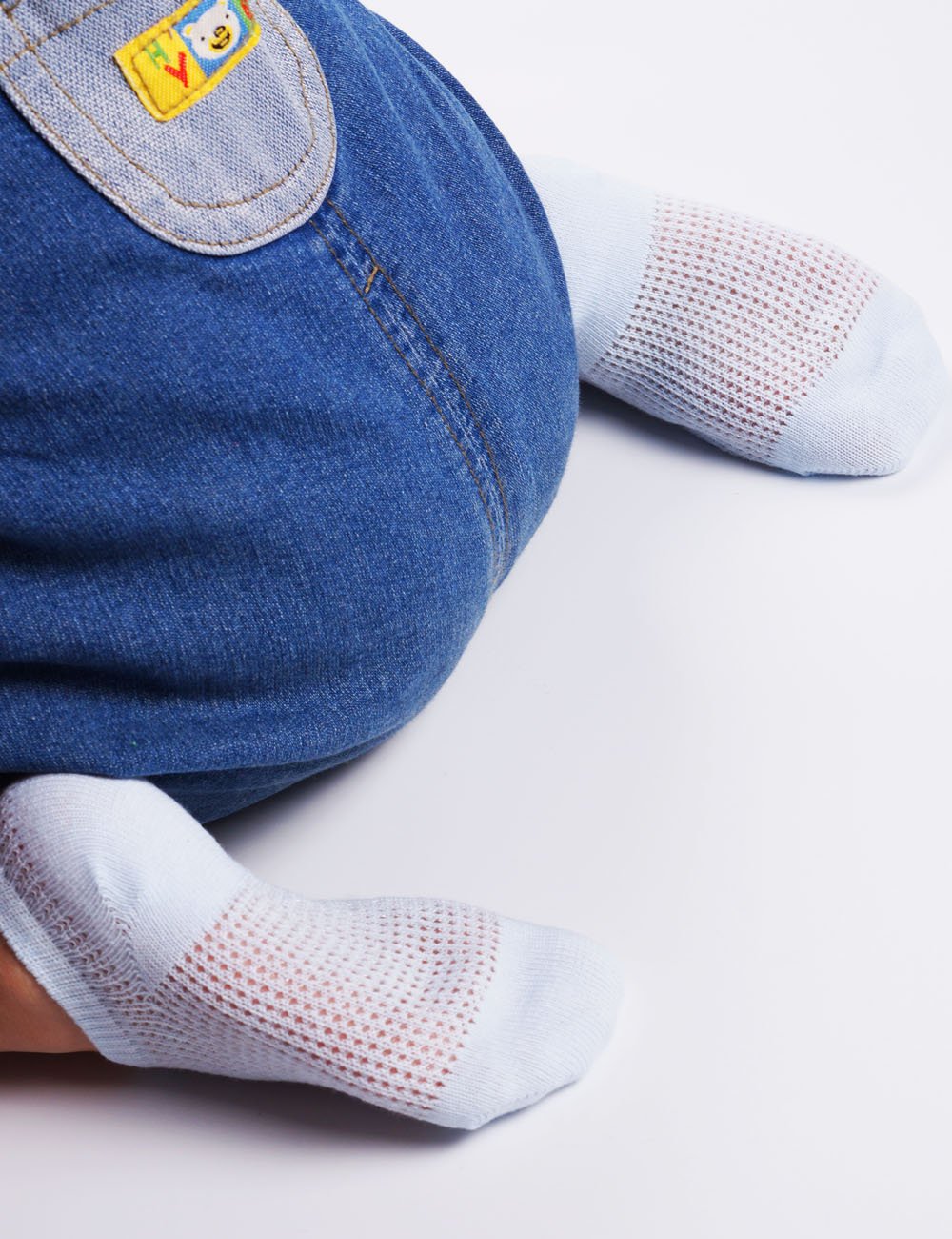 BabaMate Toddler Baby Kids Boys Girls Thin Mesh Breathable Ankle Socks No Show Socks for Summer, 3T - 5T, 5 Pairs