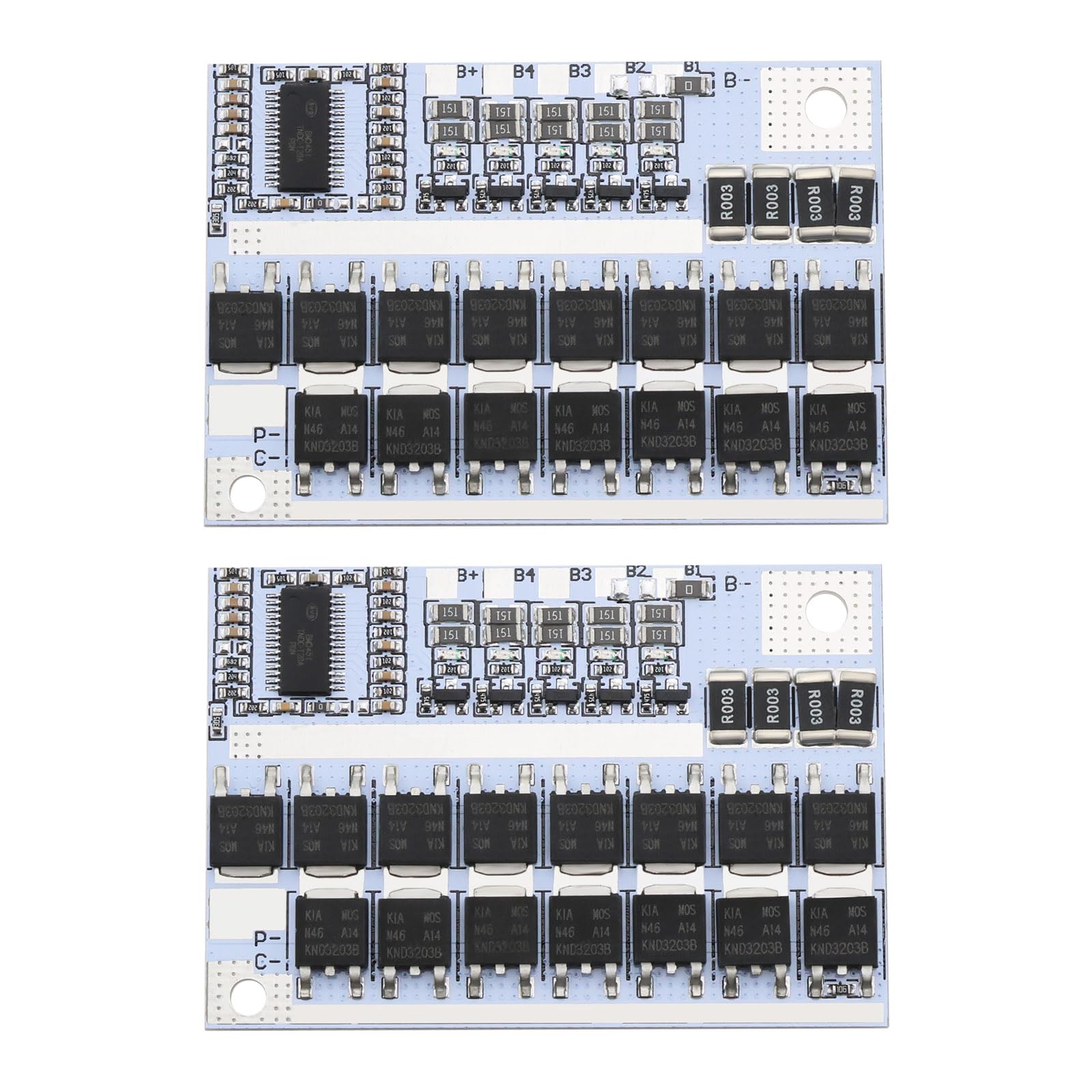 Create idea 2Pcs 4S BMS 100A 3.7V Li-ion Battery Balance Circuit Board Battery Charging Board Module Battery Protection Board Li-Polymer Balance Charging Module-image-18