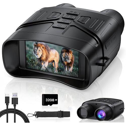 Vtiisamao Night Vision Goggles, 4K Night Vision Binoculars for Adults