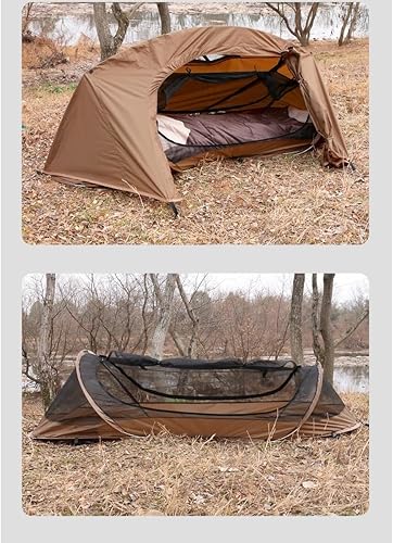 Miniatura 5 de Tienda de campaña ultraligera impermeable para mochileros Tienda independiente para 1 persona para campamentoniñosenderismo Instalación rápida,