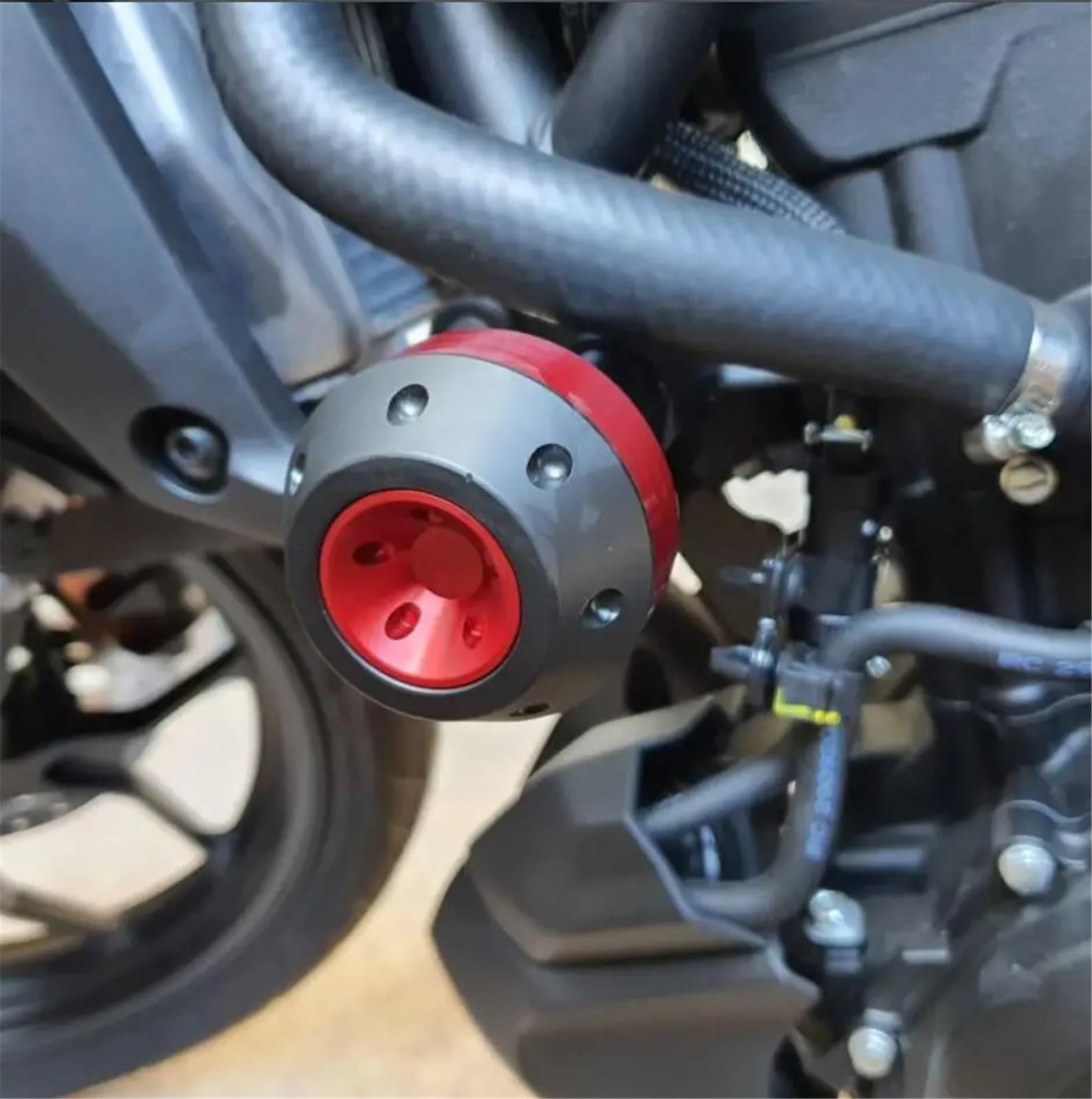 Genérico Nueva Motocicleta CNC protección contra caídas Marco Deslizante carenado Protector Crash Pad Protector Compatible con CB1000R CB 1000R 2010-2017 2018
