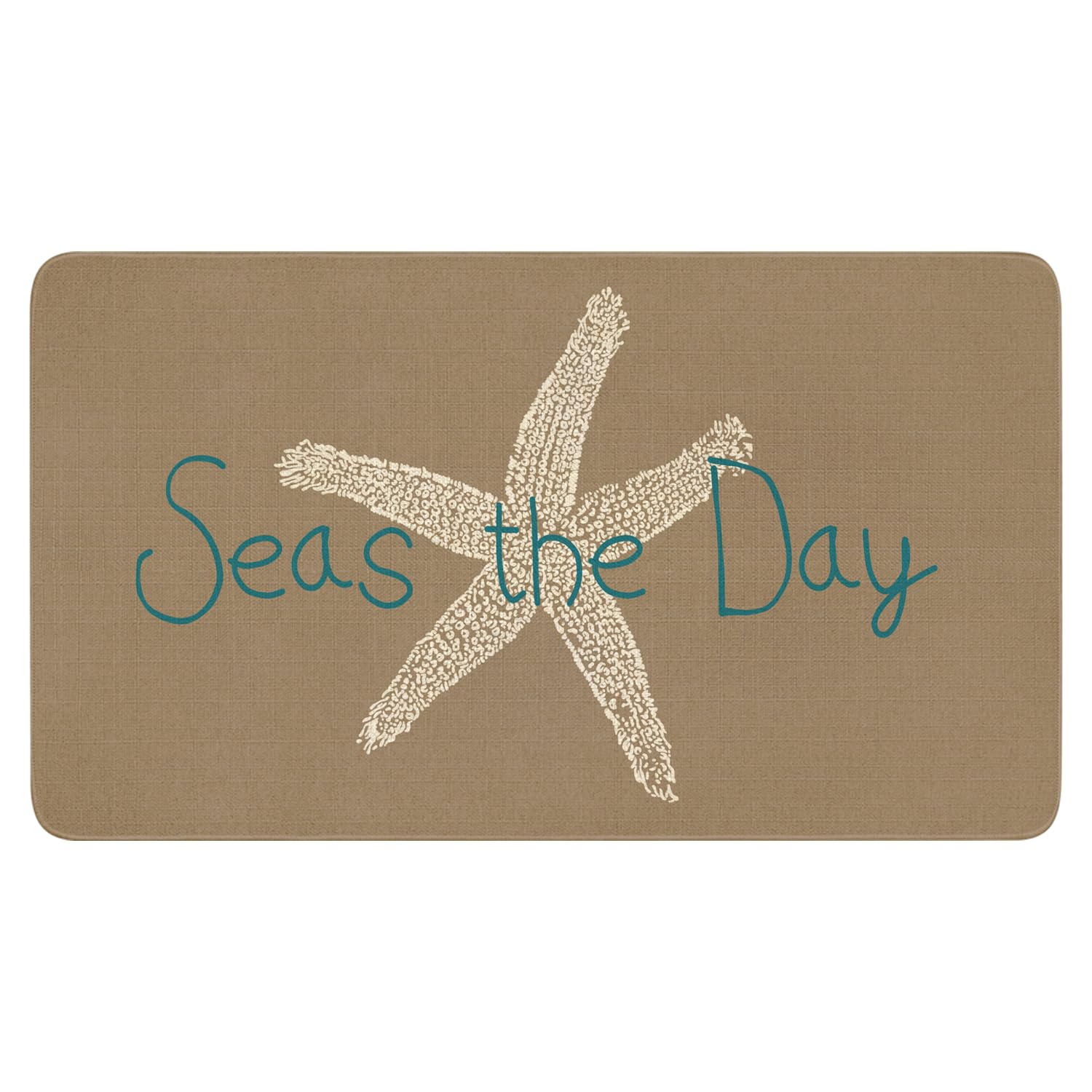 Summer Door Mat,Vintage Seas Day Indoor Outdoor Non-Slip Doormat,Entryway Front Porch Farmhouse Summer Welcome Door Mat for Entrance Decor,30" x 17"