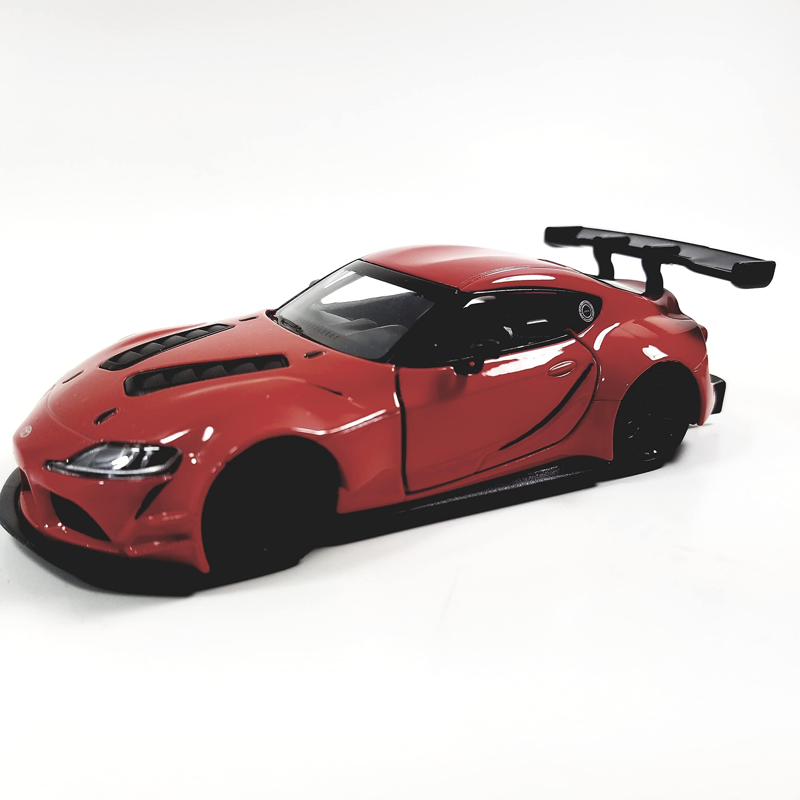 Toyota GR Supra Concept Racing Edition 1:36 Scale 5" Die Cast Metal Super Sports Toy Car (Red)