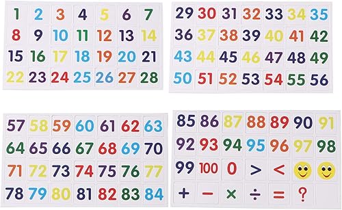 Miniatura 8 de Ábaco de madera para niños – 100 palos de conteo y tarjetas de juguetes de números del 1 al 100, juegos educativos de matemáticas para preescolar y