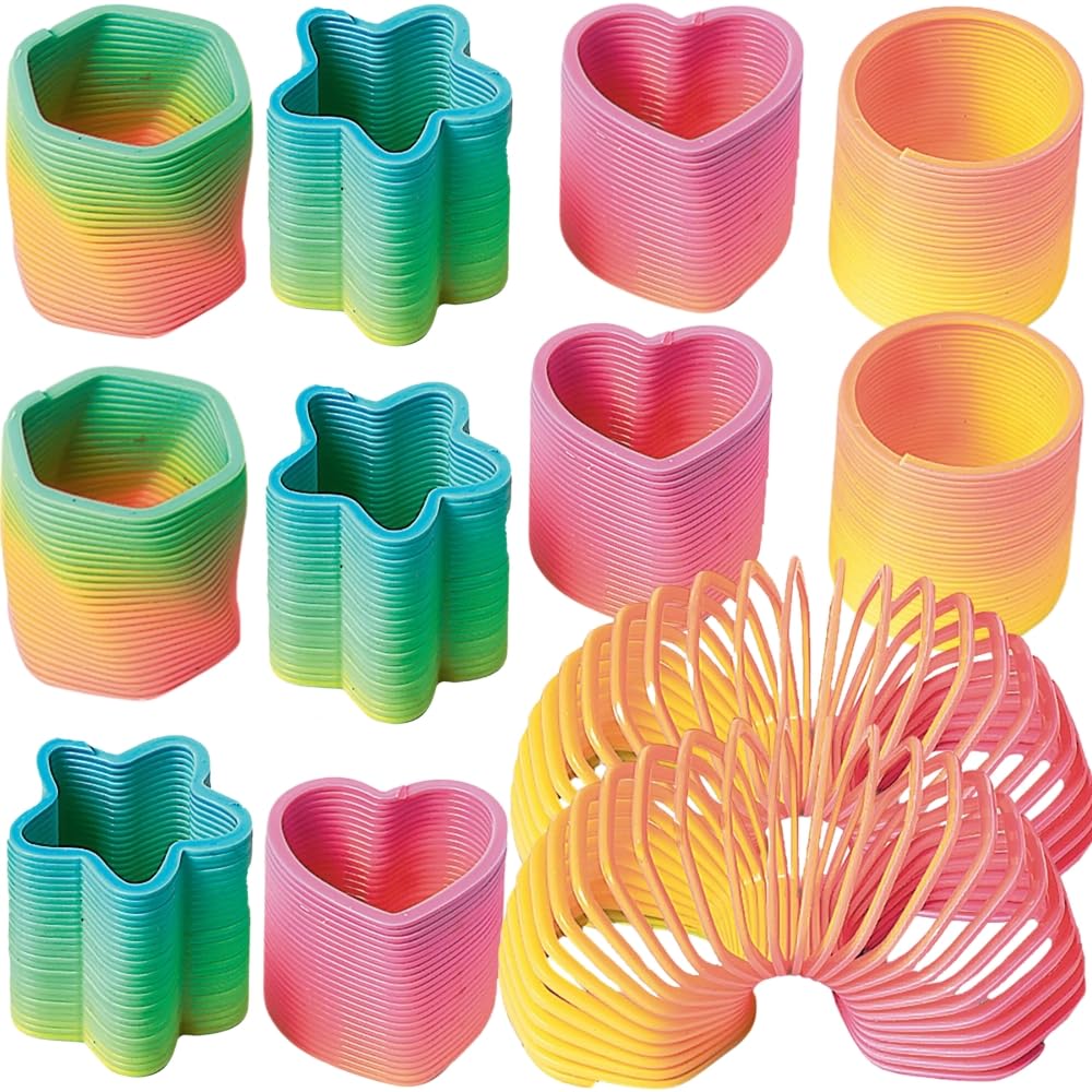 Ressorts magiques Amscan lot de 12 mini jouets colorés