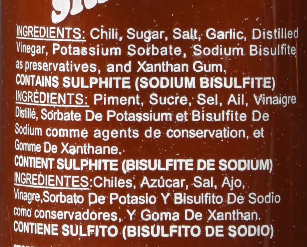 Tuong Ot Sriracha Hot Chili Sauce 28oz