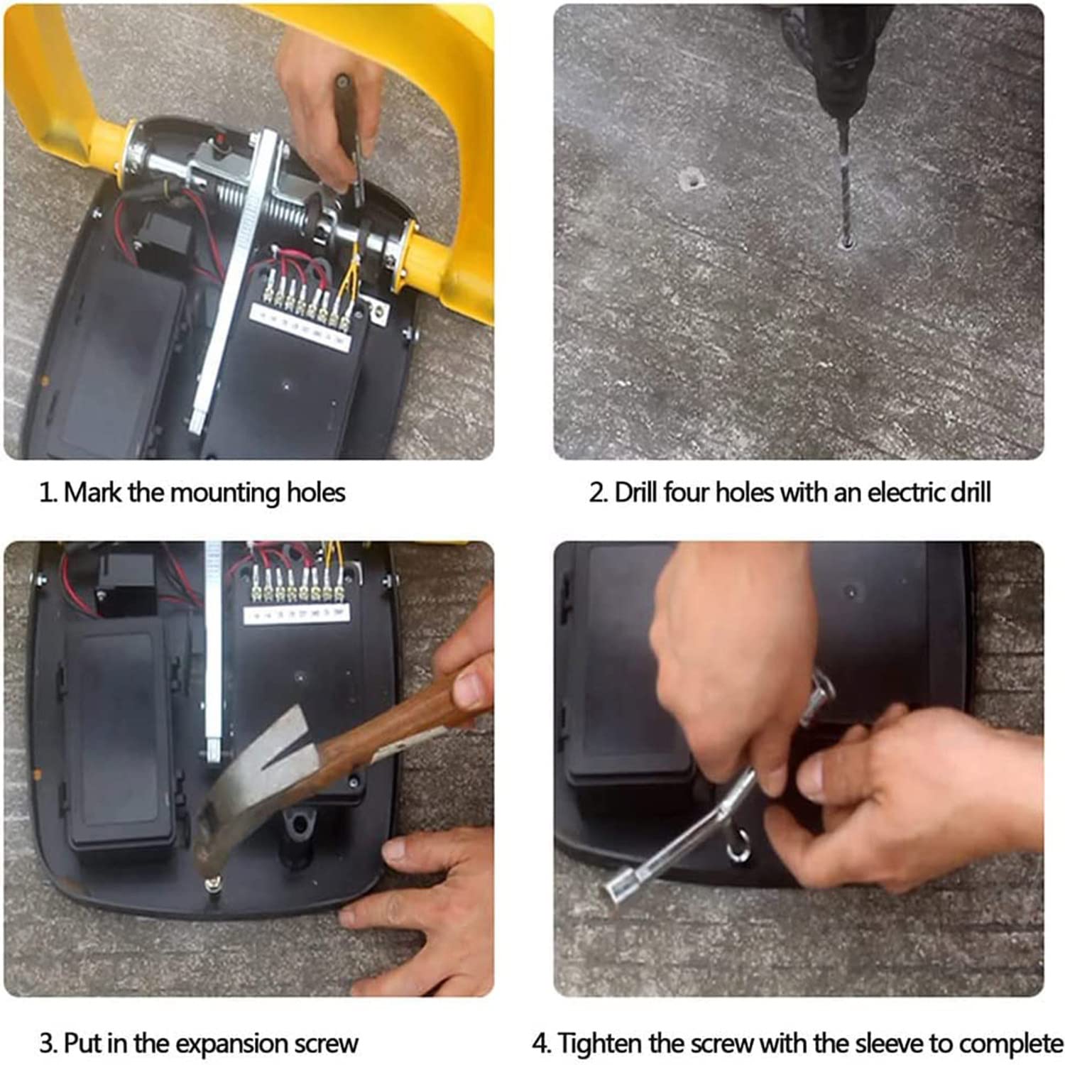 Blocco Parcheggio Con Telecomando - Anticollisione 180&deg;, Allarme - Per Garage, Aree Private E Condomini