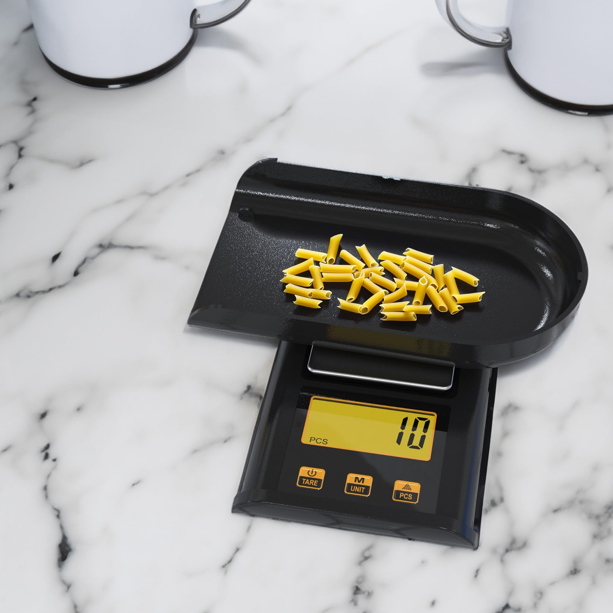 Retoo Zakweegschaal, precisieweegschaal, 500 g/0,01 g, digitale goudweegschaal, muntenweegschaal, weegschaal met lcd-display, functie, lcd- display, multifunctioneel, voor levensmiddelen, sieraden