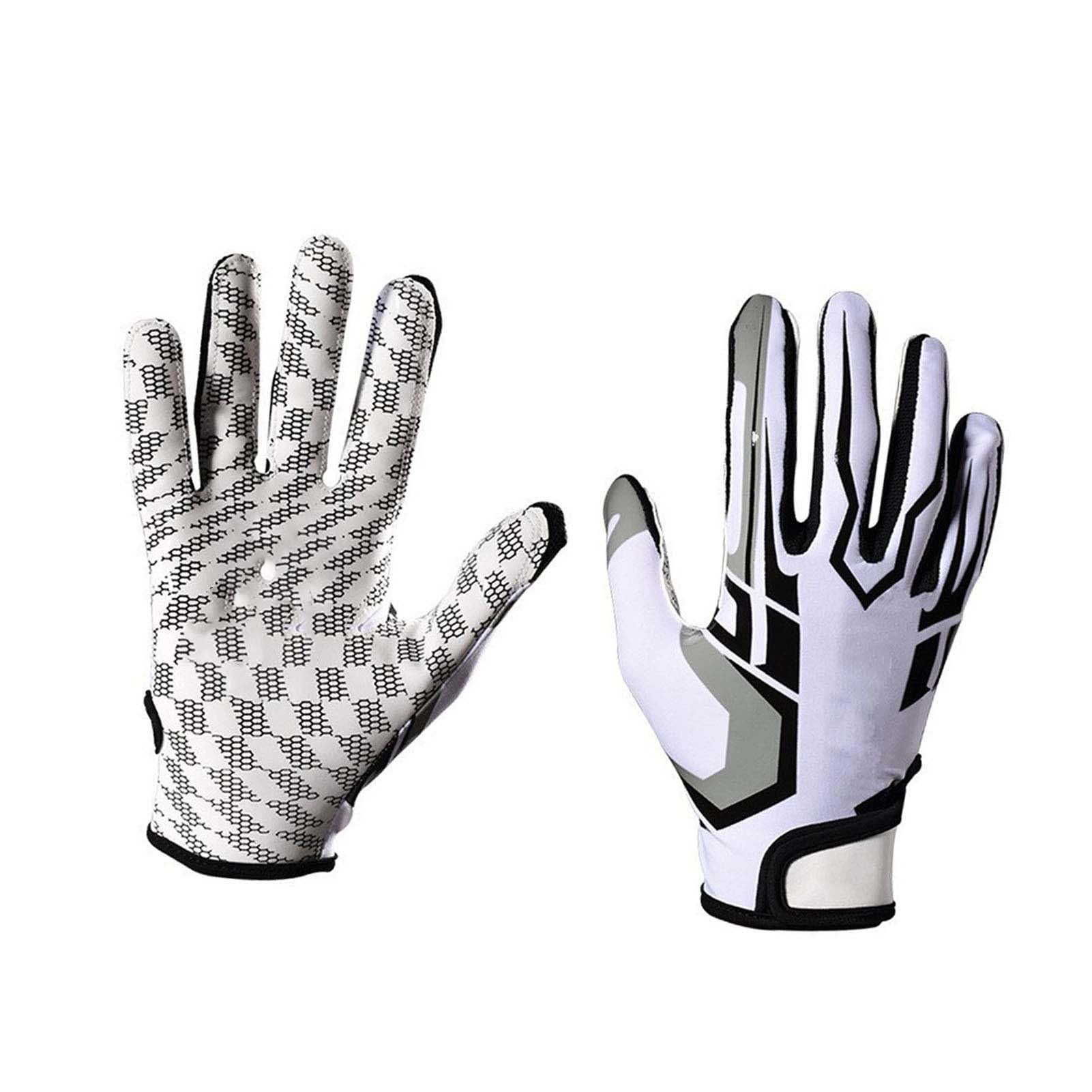 Gants de sport, gants de football américain, maille respirante, doigts, épaisseur moyenne, antidérapants