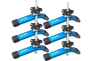 UTOOL 6 Pack T-Track Hold Down Clamps