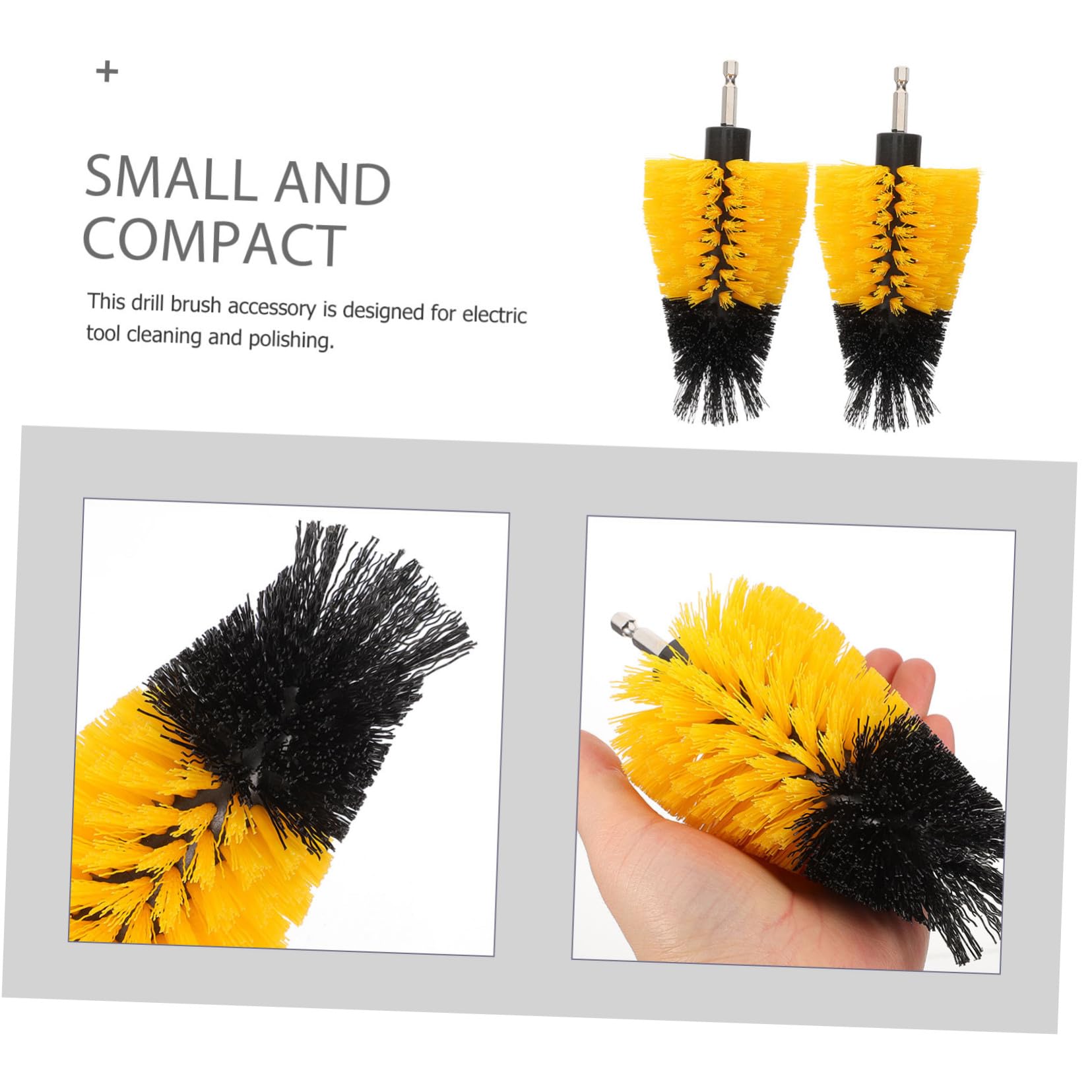 minkissy 8 Piezas Cabezal De Cepillo para Taladro Eléctrico Escobilla Cepillo De Limpieza Cepillar Perforadora Taladradora Accesorios Kit De Limpieza Depurador De Taladro Páginas