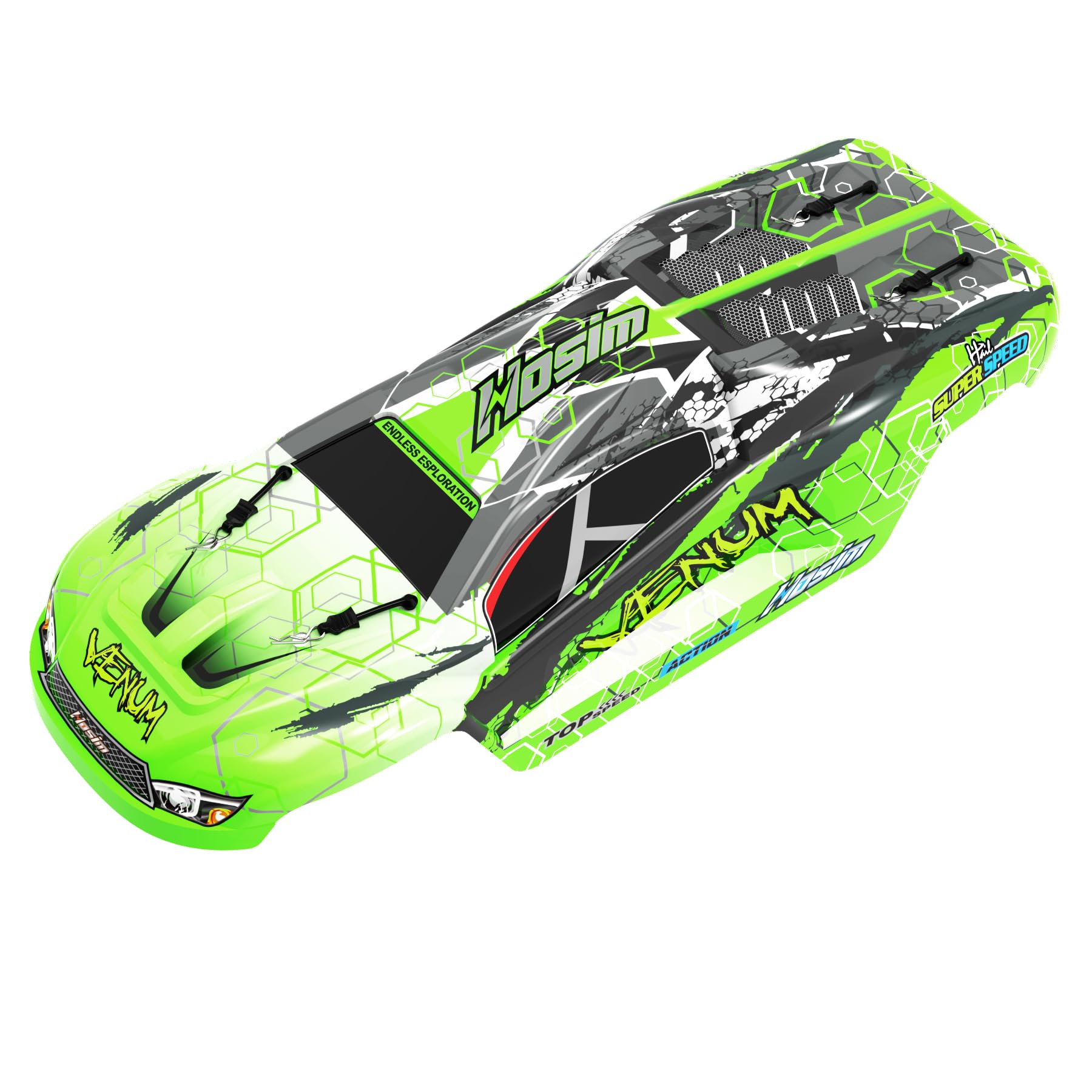 Hosim X17 RC Car Car Shell X17-SJ01/X17-CK02 Accessory Spare Parts for 1:8 VENUM X17 RC Car