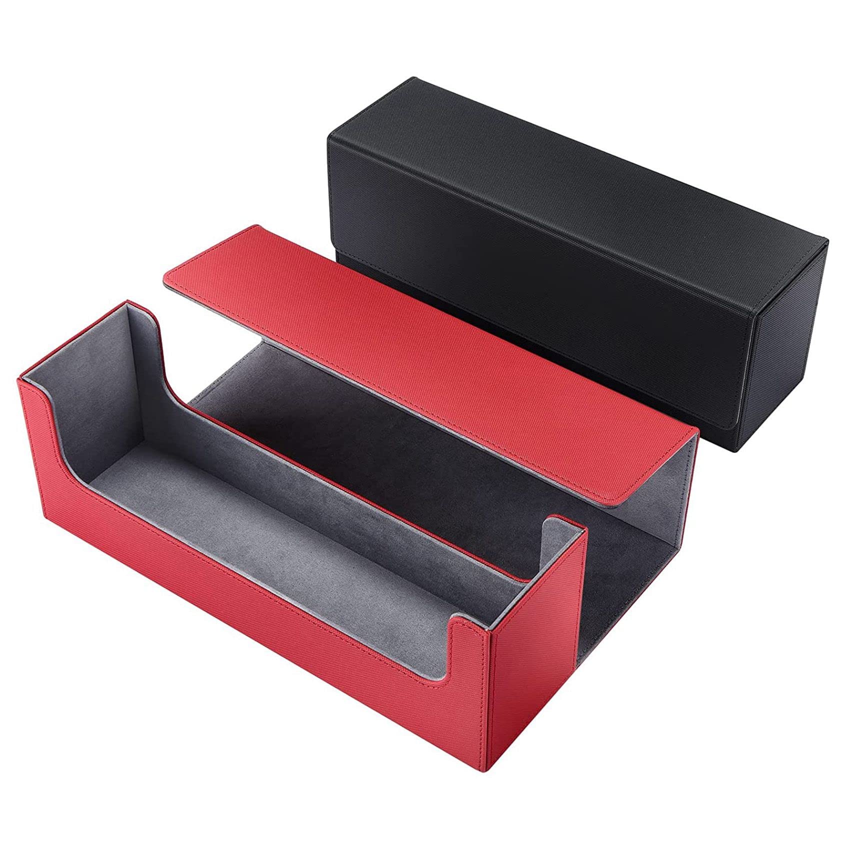 2 PièCes de Stockage Cartes à Chargement par Haut, BoîTes Rangement pour Cartes à Collectionner pour Plus 400 Cartes, BoîTes de Rangement à Chargement par Haut pour Cartes Magiques