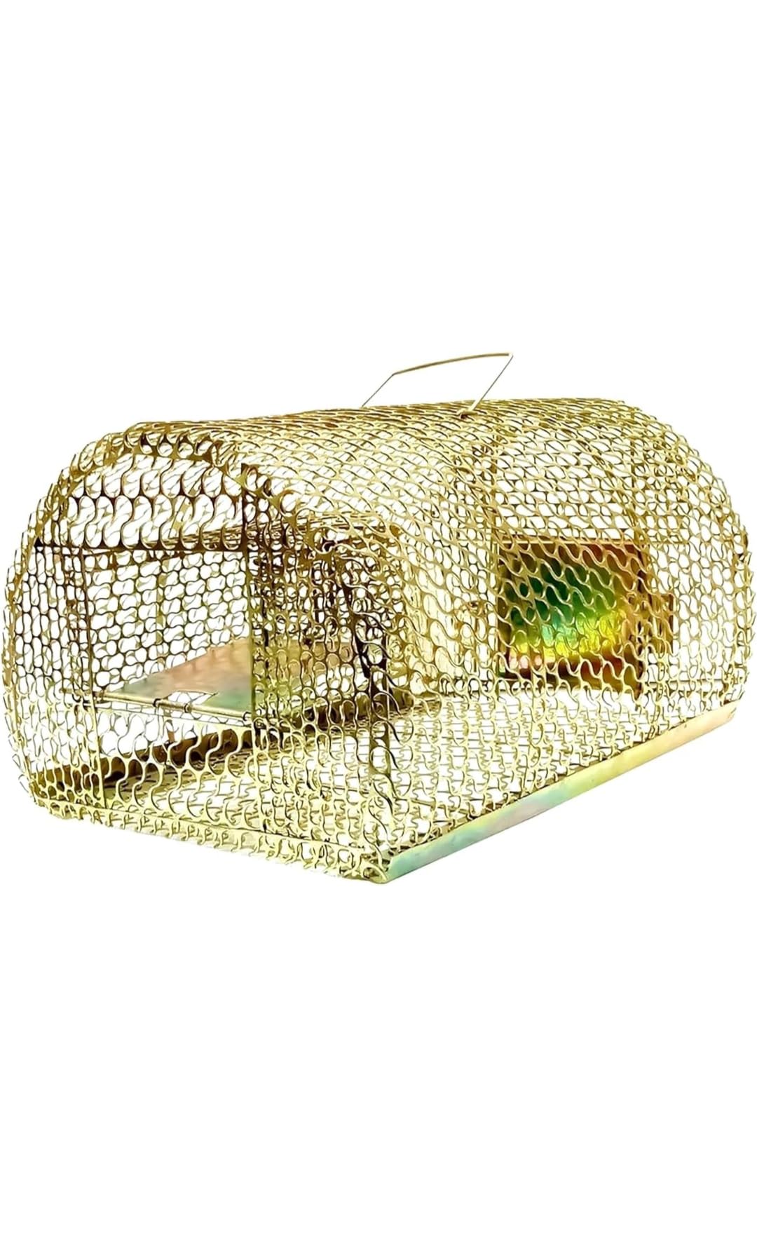 Silver Enterprise Rat Trap cage, Rodent Control, Pinjra for Rat, Mouse and Mice Rat Catcher Cage Made with Brass Metal Wires, Round Shape for Home, Office (Golden, Green) (B0CXFC3VCK) Amazon Price History, Amazon Price Tracker