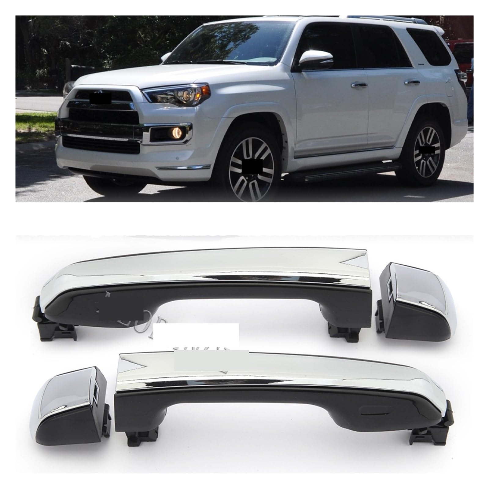 Manija Exterior Trasera Cromada Para Toyota 4Runner (2010-2016) Y Lexus GX460 - Lado Izquierdo O Derecho