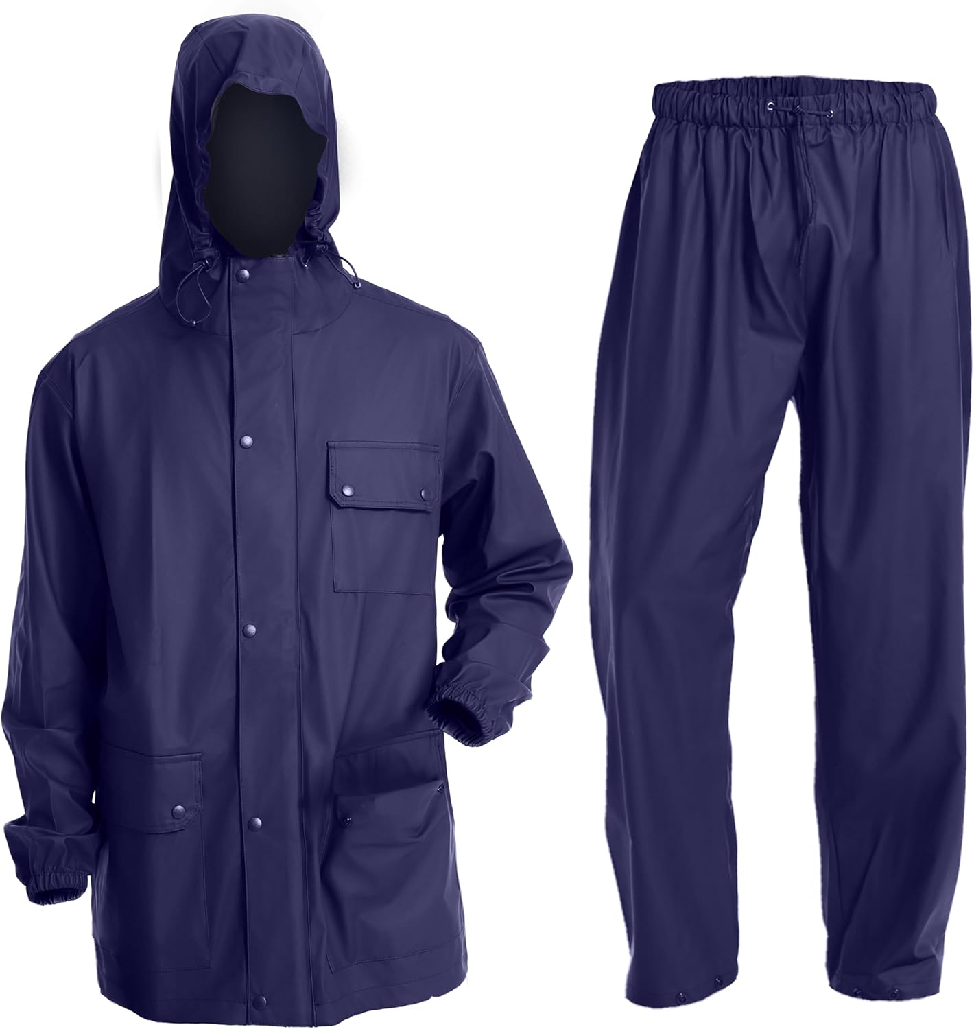 FWG Waterproof Rain Suit & Multi-Pocket Lightweight and Durable & Unisex &Ideal for Outdoor Fishing