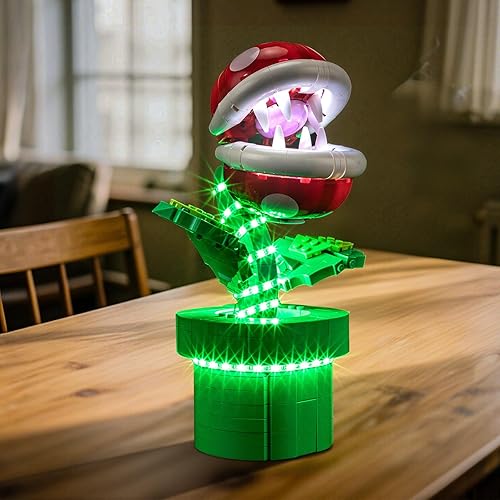 Vista 14 de BRIKSMAX Kit de iluminación LED para Lego-71426 Piranha Plant - Compatible con Lego Super Mario Building Set- No incluye Lego Set