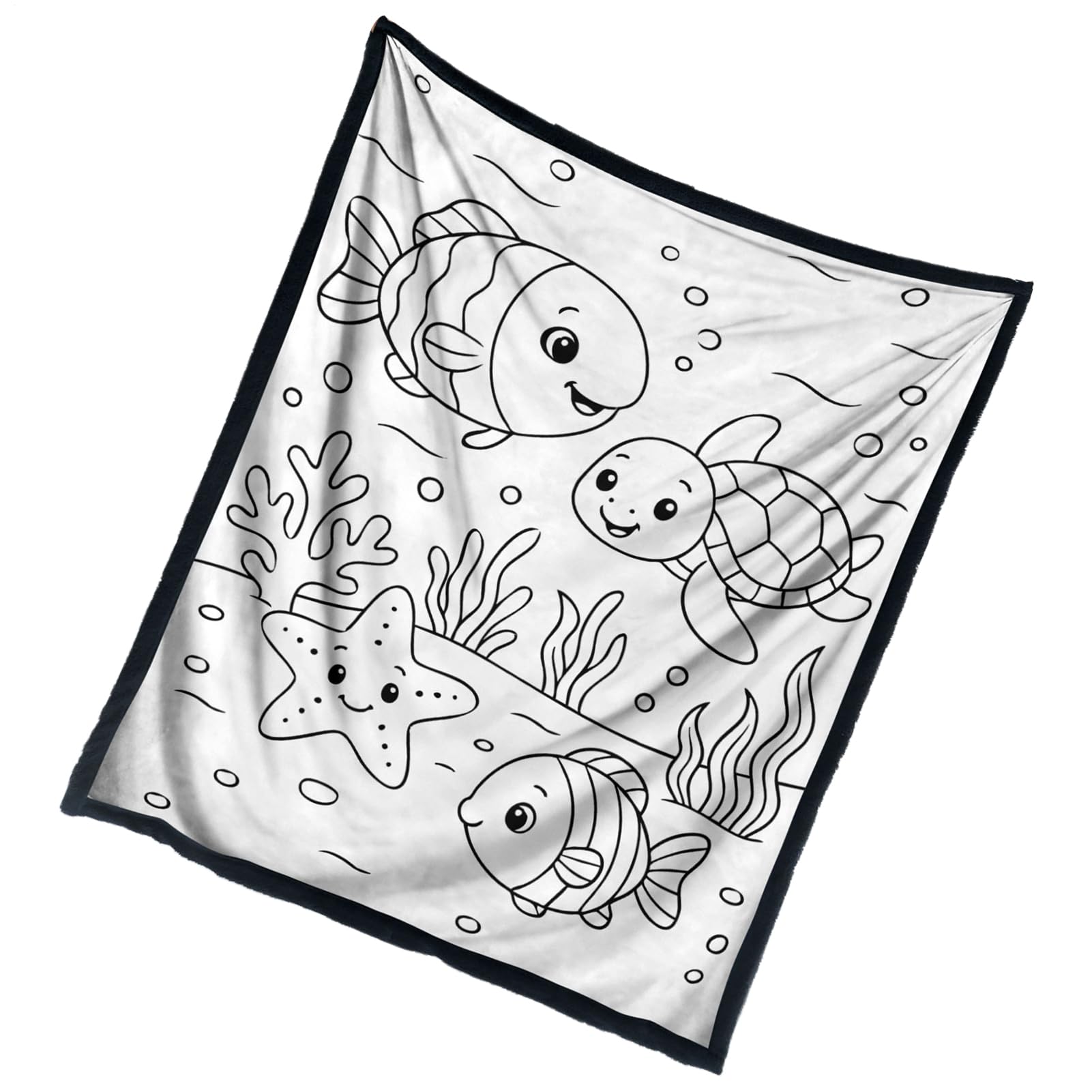 Couverture à colorier pour adultes anti-stress douce et lavable