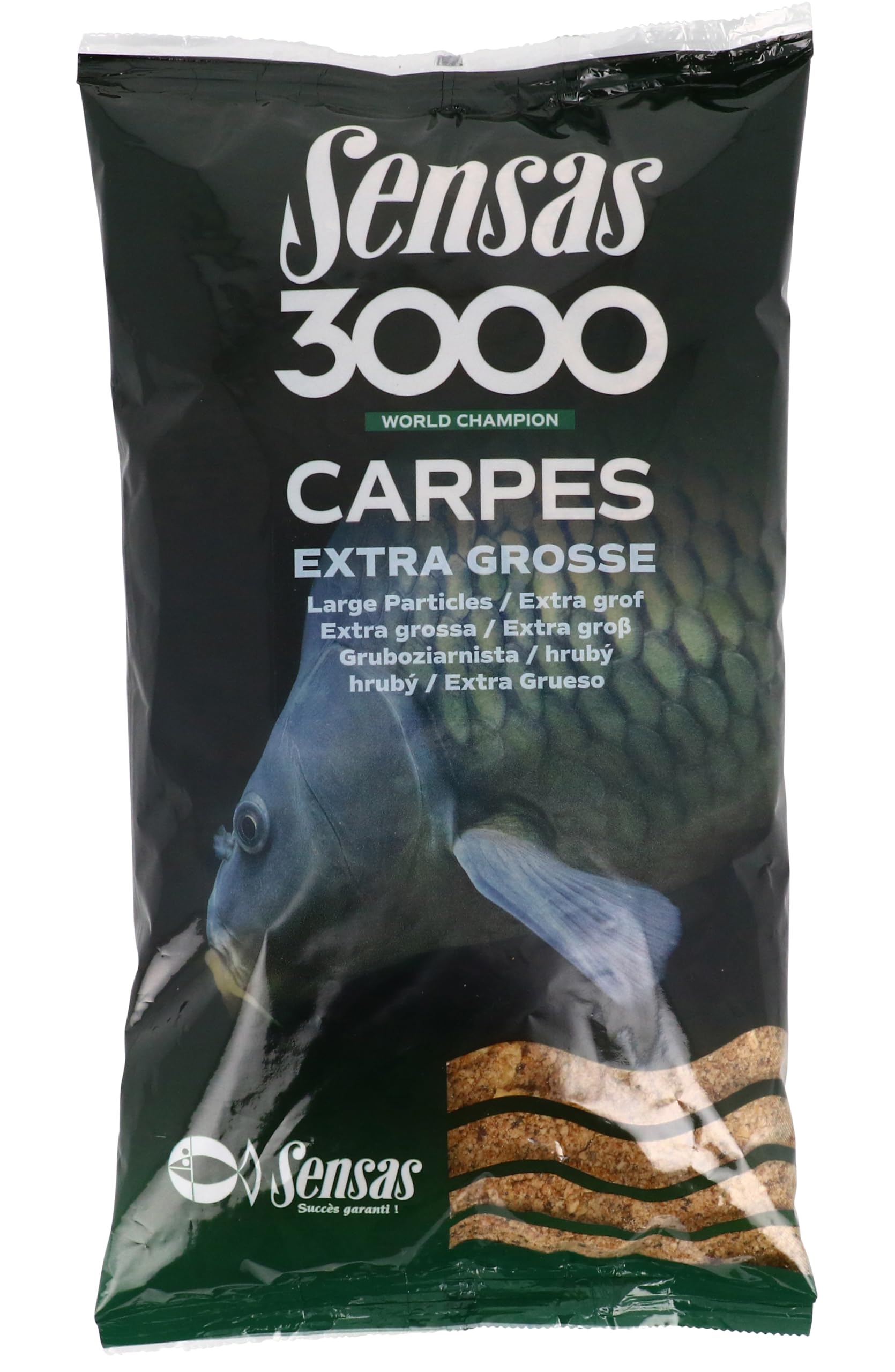 Sensas GROUNDBAIT 3000 - Beige, 3000 Carp Extra large - 1 kg, 1 kg (Pack), 3.5/5, 4.5/5, 5/5