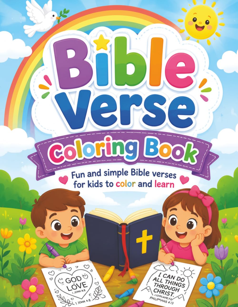Bible Verse Coloring Book