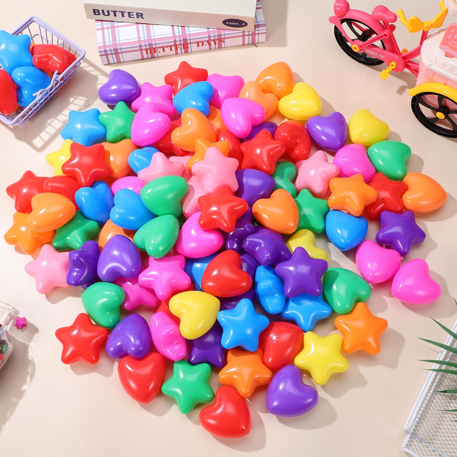Bolas Oceánicas en Forma de Pentágono, 100 Piezas de Plástico para Niños