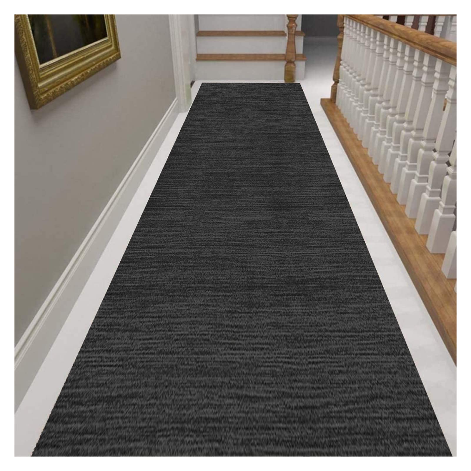 Tapis de couloir antidérapant 4M lavable et résistant pour cuisine