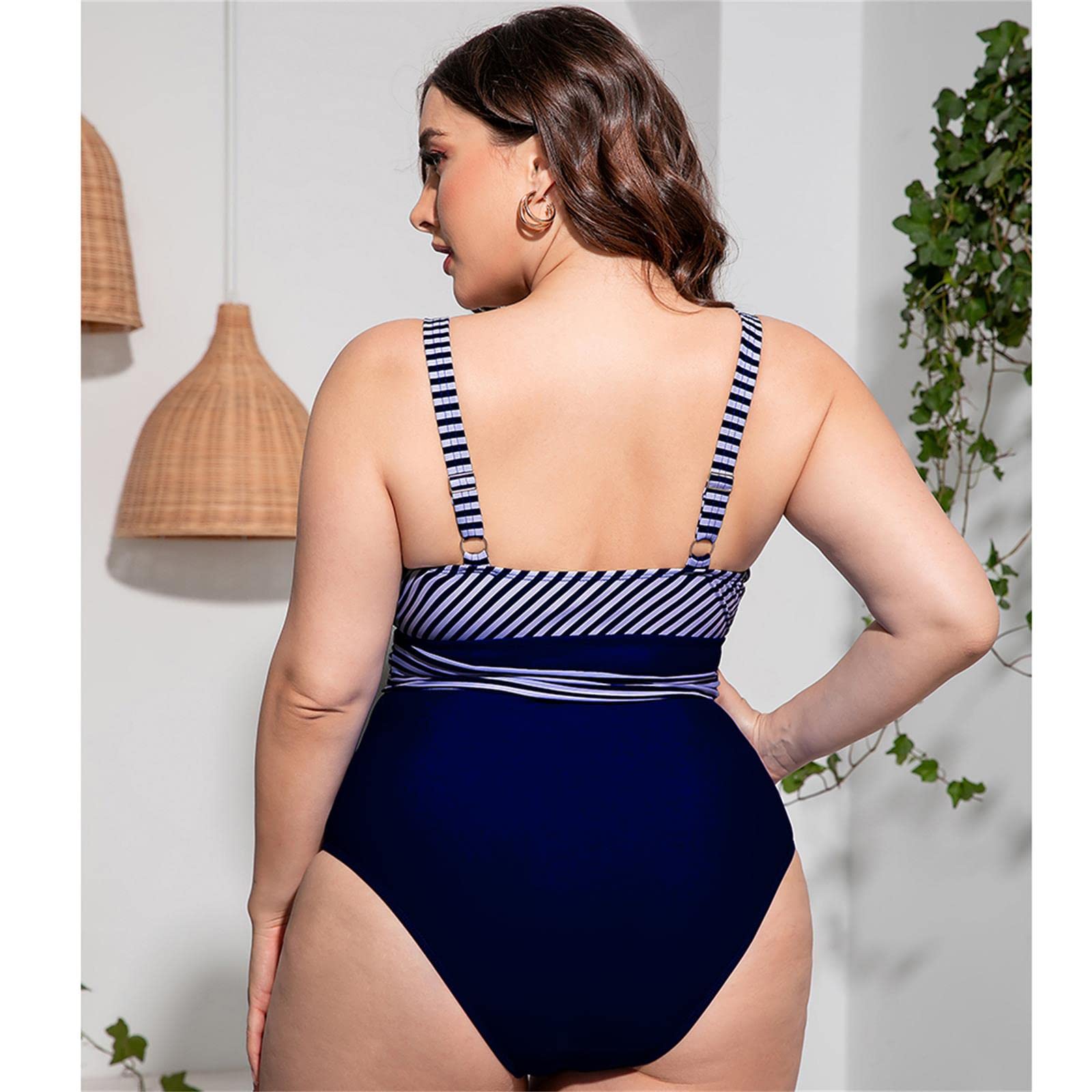 Mujer Traje de Baño de Una Pieza Traje De Bikini De Traje De Baño para Mujeres De Gran Tamaño