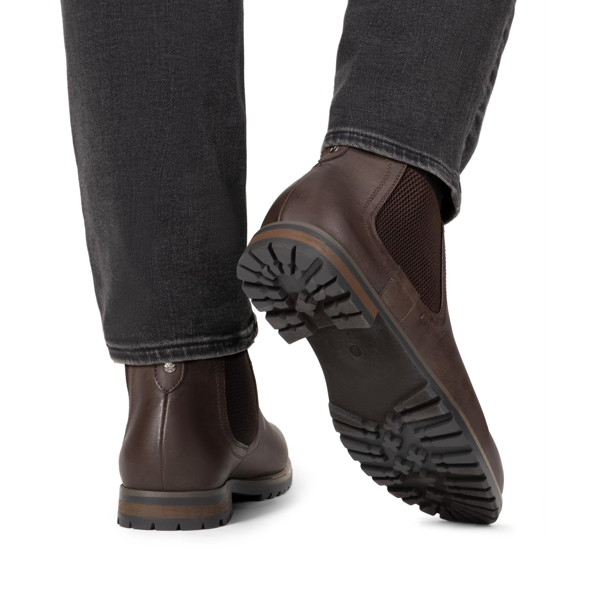 Bruno Marc Botas Chelsea Hombre Vestir Invierno Botines con Suela Antideslizante y Tacon de 2.5cm