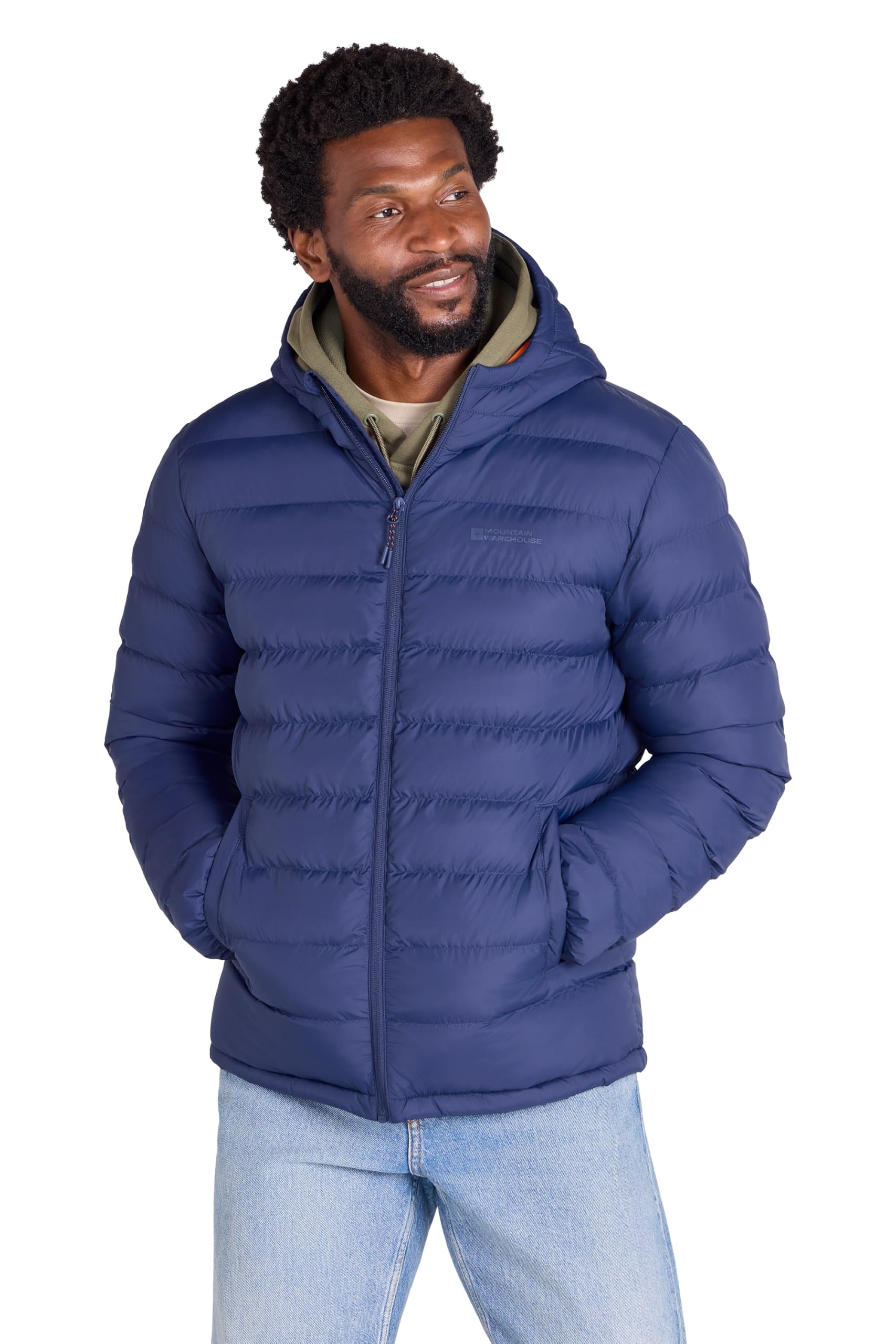 Mountain Warehouse Men's Navy Season Padded Puffer Jacket Xxl