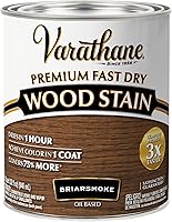 Vista 25 de Varathane - Tinte de madera prémium de secado rápido, 262014, cuarto de galón, caoba dorada