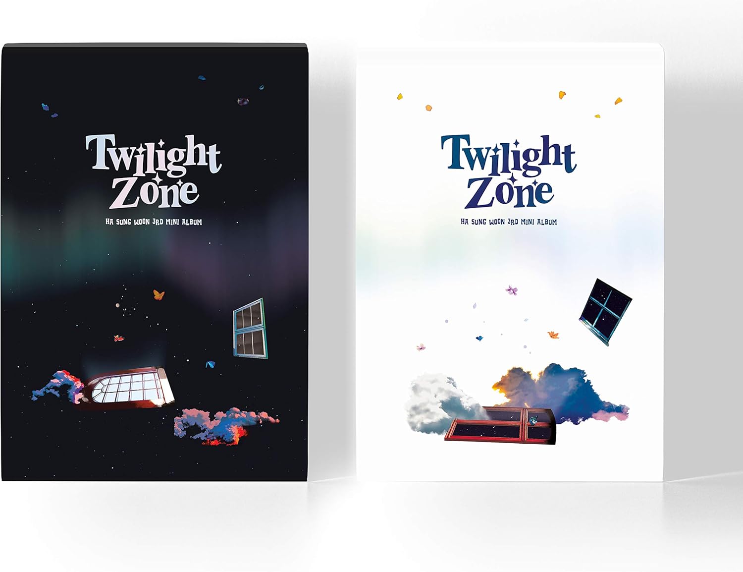 HA Sung Woon - Twilight Zone (3rd Mini Album) Album (Black+White ver. Set)