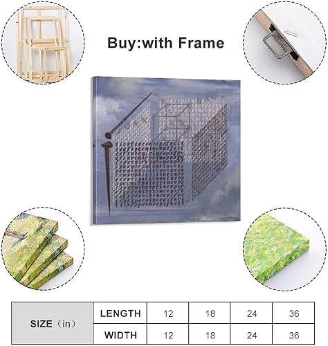 Vista 104 de 40 pinturas famosas de Dali - Salvador Dalí - El Ángelus arquitectónico del mijo - Póster artístico en lienzo y arte de pared, póster moderno