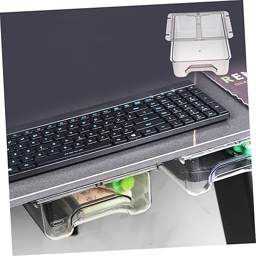 Miniatura 7 de EXCEART Caja de almacenamiento de cables de datos Cajón Organizador de escritorio Organizador de escritorio Guantera Línea de