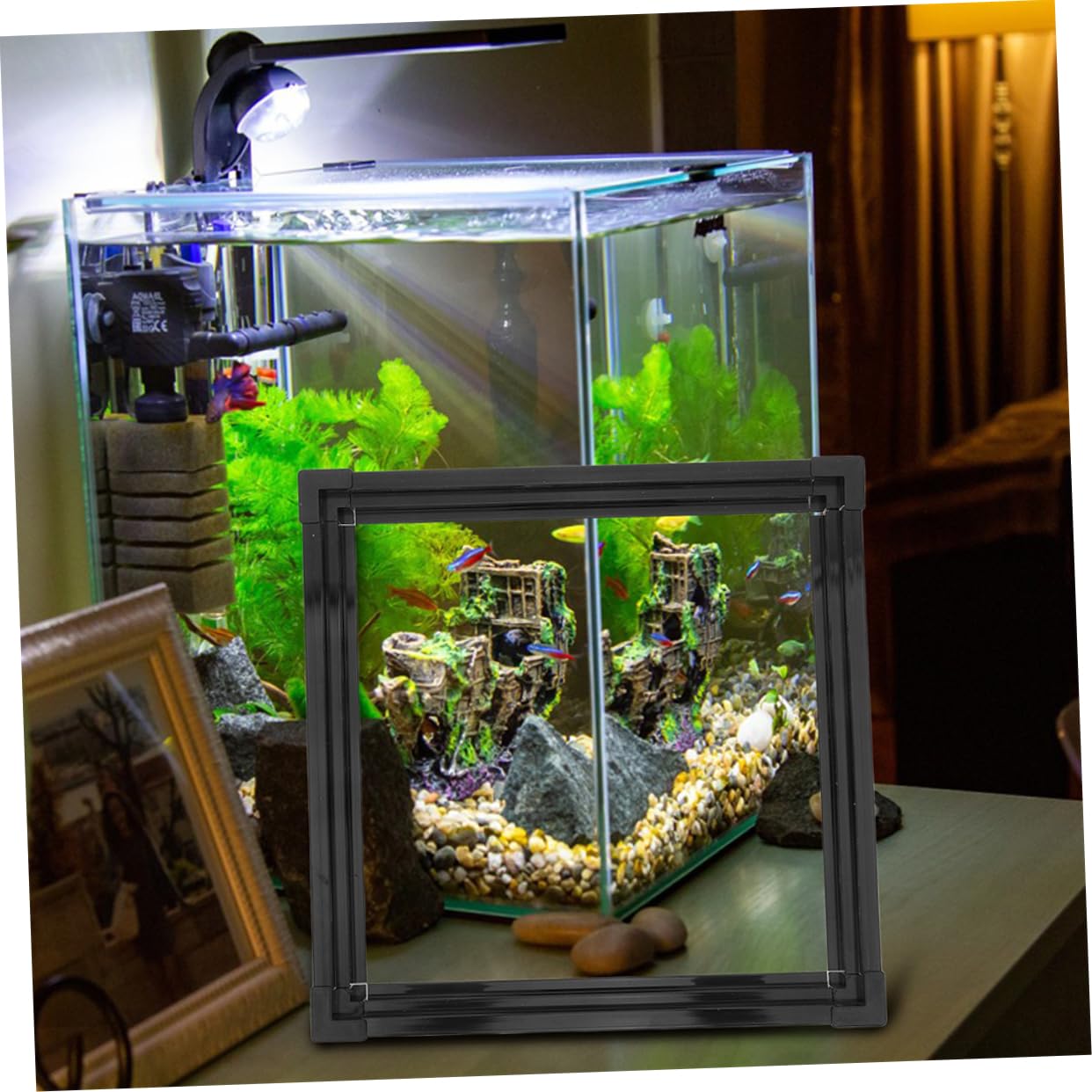 Tiras para Bordes De Peceras, Protector De Bordes De Acuario, Tira para Bordes De Peceras, Tira De Sellado De Pared para Acuario, Borde De Plástico, De Bordes De Peceras,
