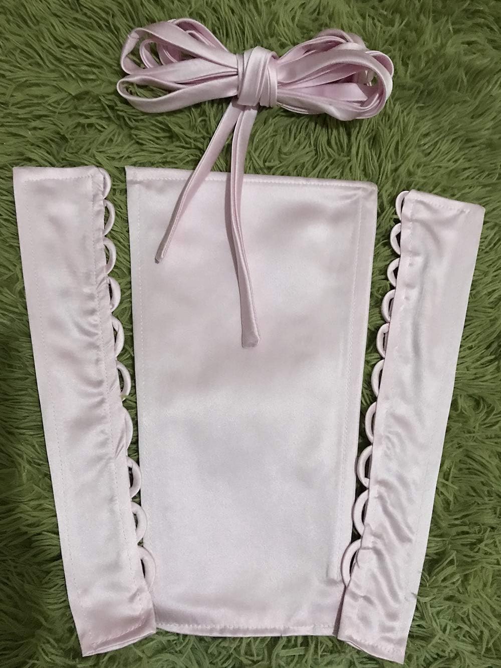 QRBTSCL Women's Wedding Dress Zipper Replacement Adjustable Fit Satin Corset Back Kit Lace up for Prom Dress - Image 2