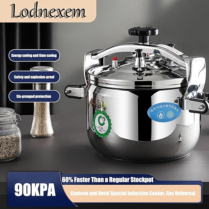 Olla a Presión de Acero Inoxidable 40L para Todo Tipo de Cocinas miniatura 4