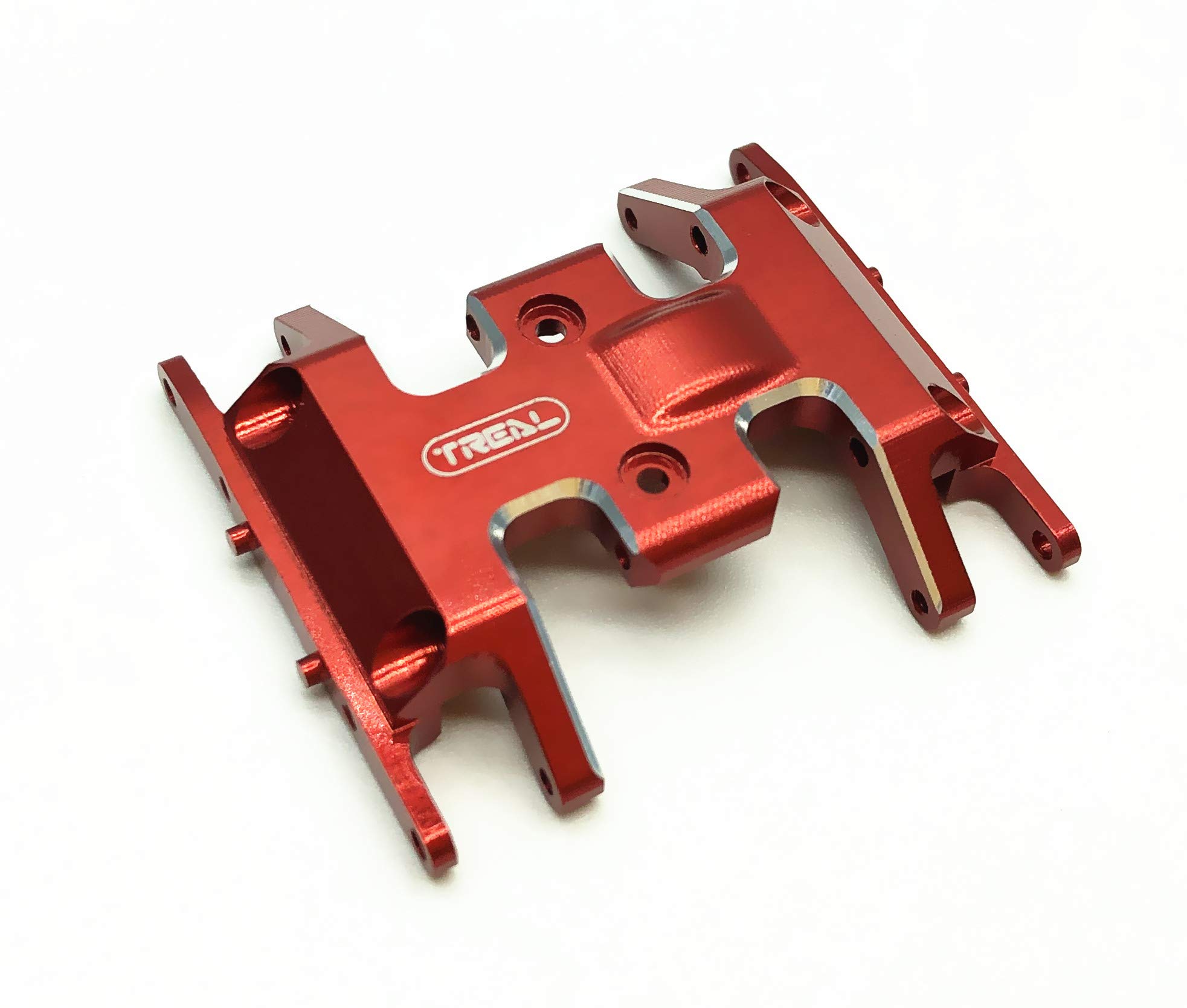 Axial SCX24 Skid Plate Aluminum 7075 CNC Machined for 1/24 SCX24 Deadbolt C10 Betty Jeep (Red)