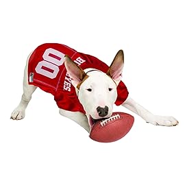 Pets First NCAA College Ohio State Buckeyes Mesh Jersey for DOGS & CATS, X-Large. Licensed Dog Jersey with your Favorite Football/Basketball College Team