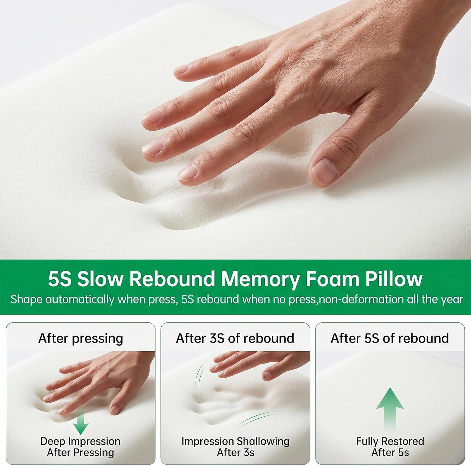 Couples Pillow with Arm Hole, Slow-Rebound Memory Foam Cuddle Cushion for Adults, Side Sleeper Comfort for Hugging, Reading, Relaxing & Sleeping