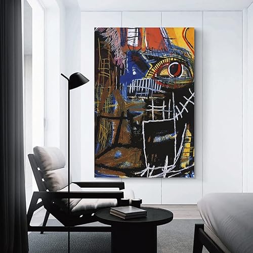 Miniatura 3 de RIUFIN Lienzo decorativo para pared, diseño de cabeza de arte de pared de 1981, graffiti callejero, cuadro temático para decoración de fiesta,