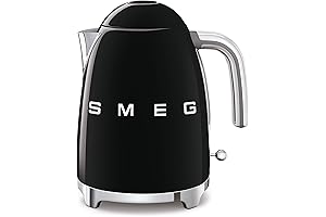 Smeg Electric Kettle (Black) - Innovative and Stylish 7 Cup Capacity