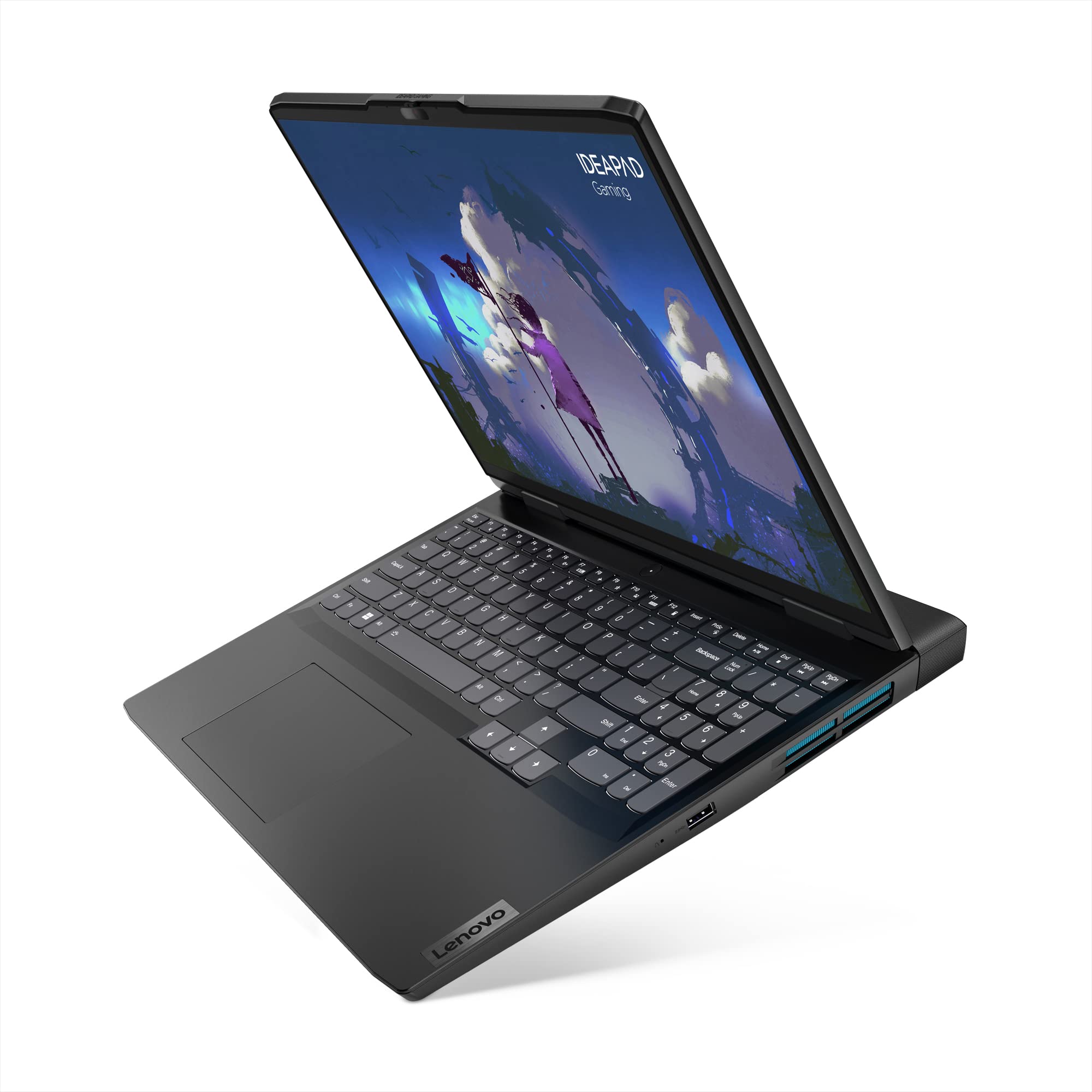 Lenovo IdeaPad Gaming 3 Portatile, Display 16" WUXGA IPS 350nits 165Hz, Intel Core i7-12650H, RAM 2x8GB, 512GB SSD, NVIDIA GeForce RTX 3060 6GB GDDR6, Windows 11, Tastiera Retroilluminata, Onyx Grey