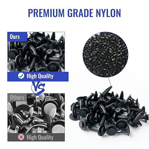 Miniatura 5 de 1274 clips de retención de parachoques de automóvil, 55 tamaños más populares, kit surtido de pasadores automotrices con removedor de clips de