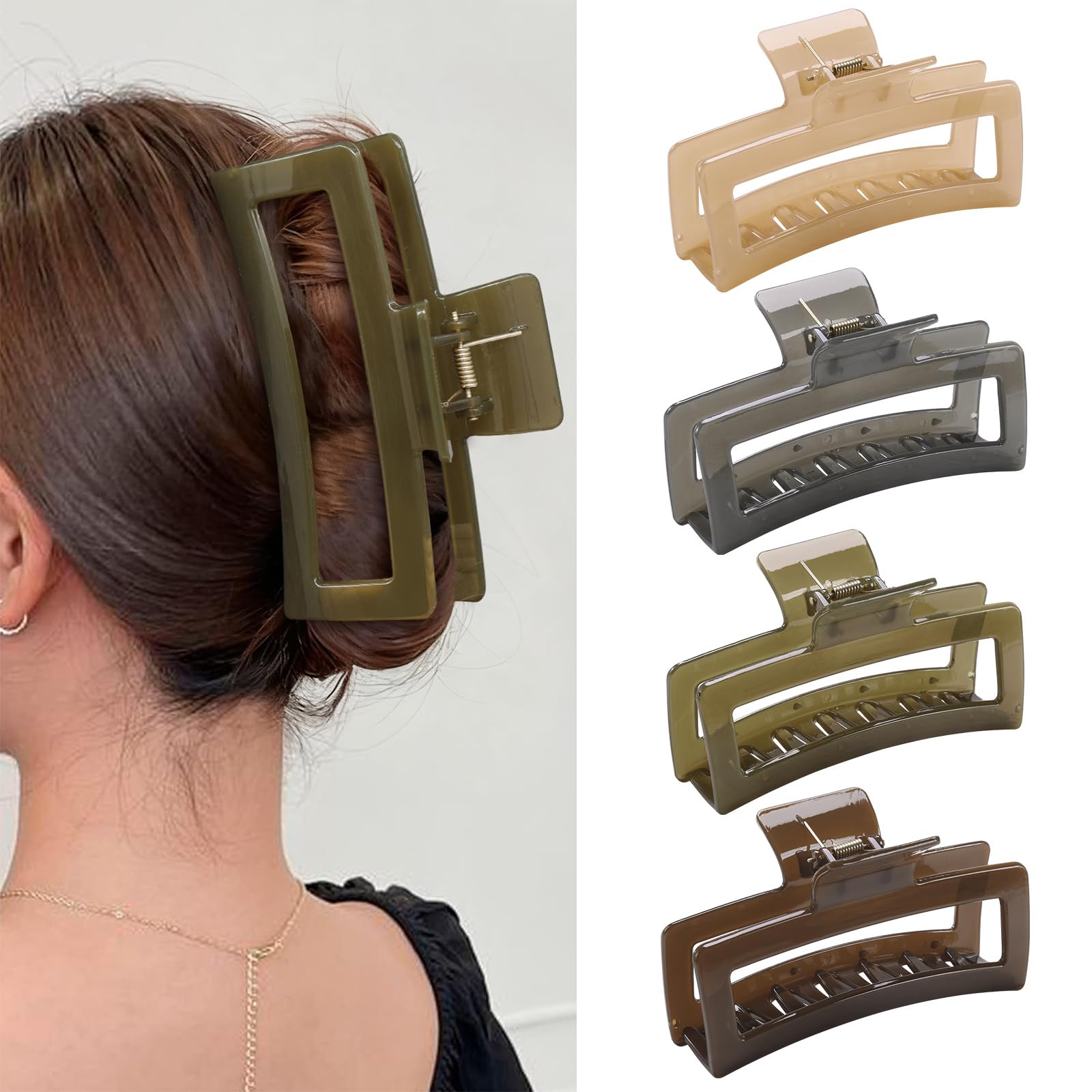 ZYTJ Jumbo Claw Clips - 4 Pack for Thick Hair -14