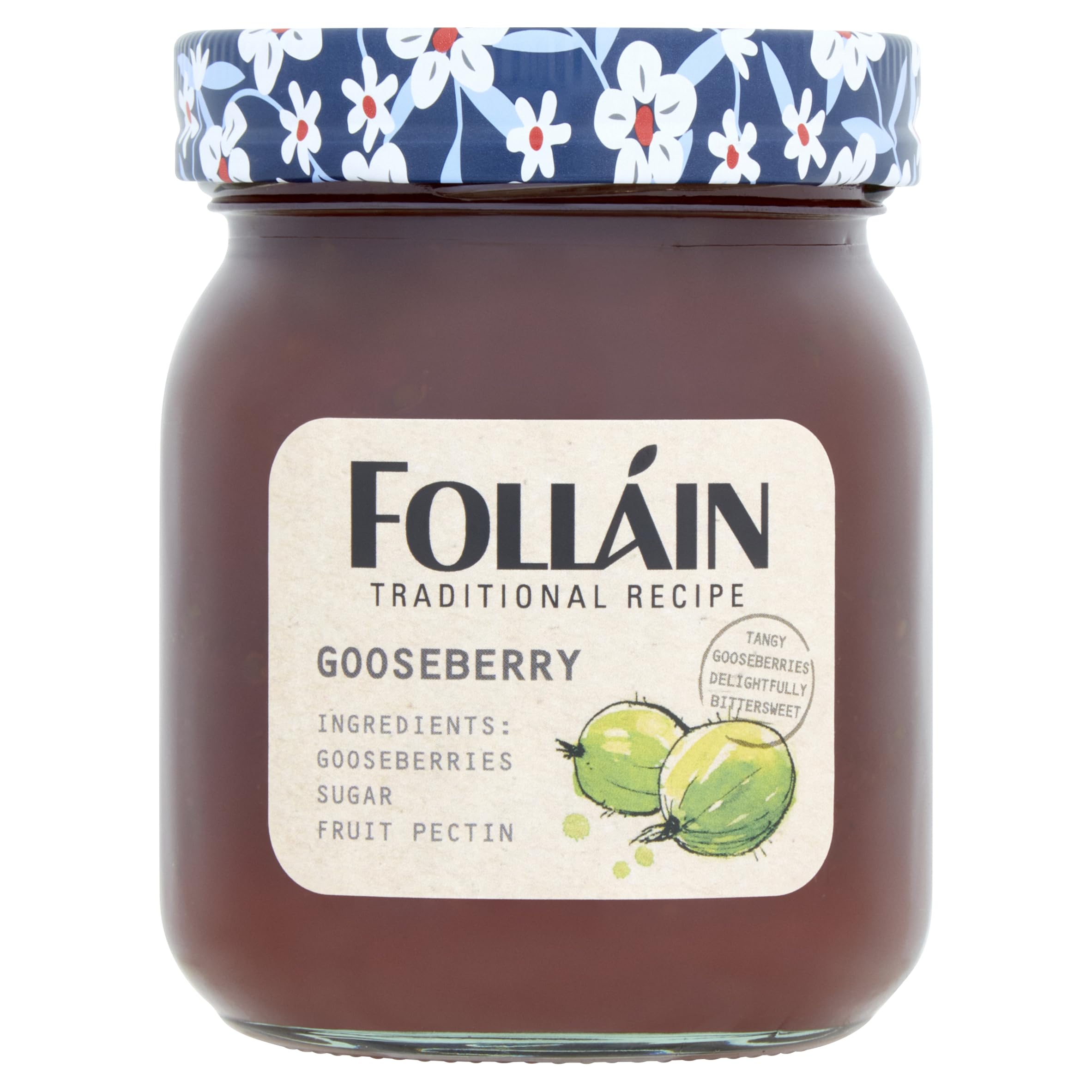 Follain Traditional Irish Gooseberry Jam 370g (13oz)
