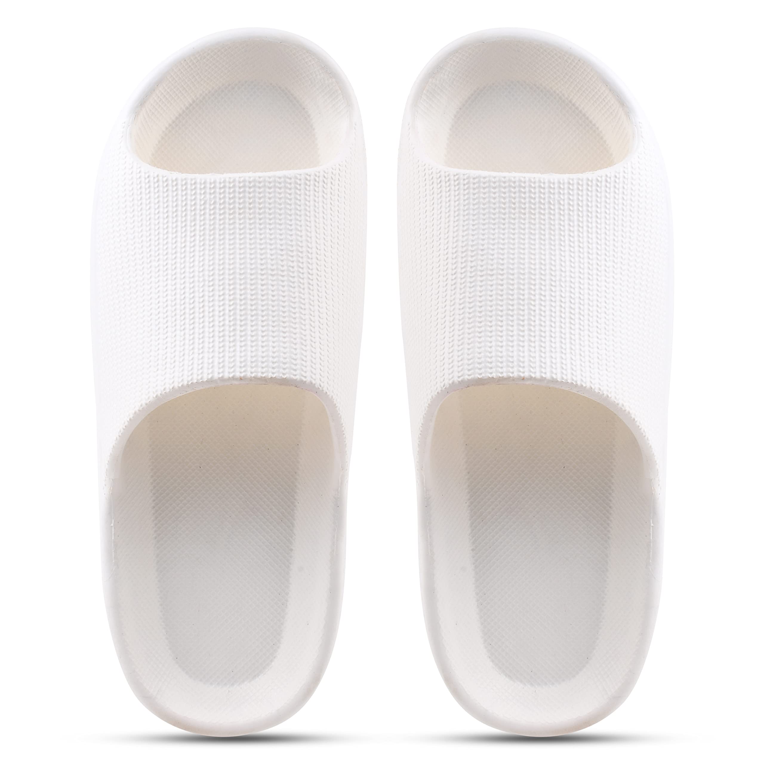 Quickstrap Cozy Cloud Comfort: Plush Slip-Ons for Ultimate Relaxation and Warmth, Perfect for Lounging at Home White colored (ZYEEZY-CREAM-4) (B0CYLYGXGP) Amazon Price History, Amazon Price Tracker