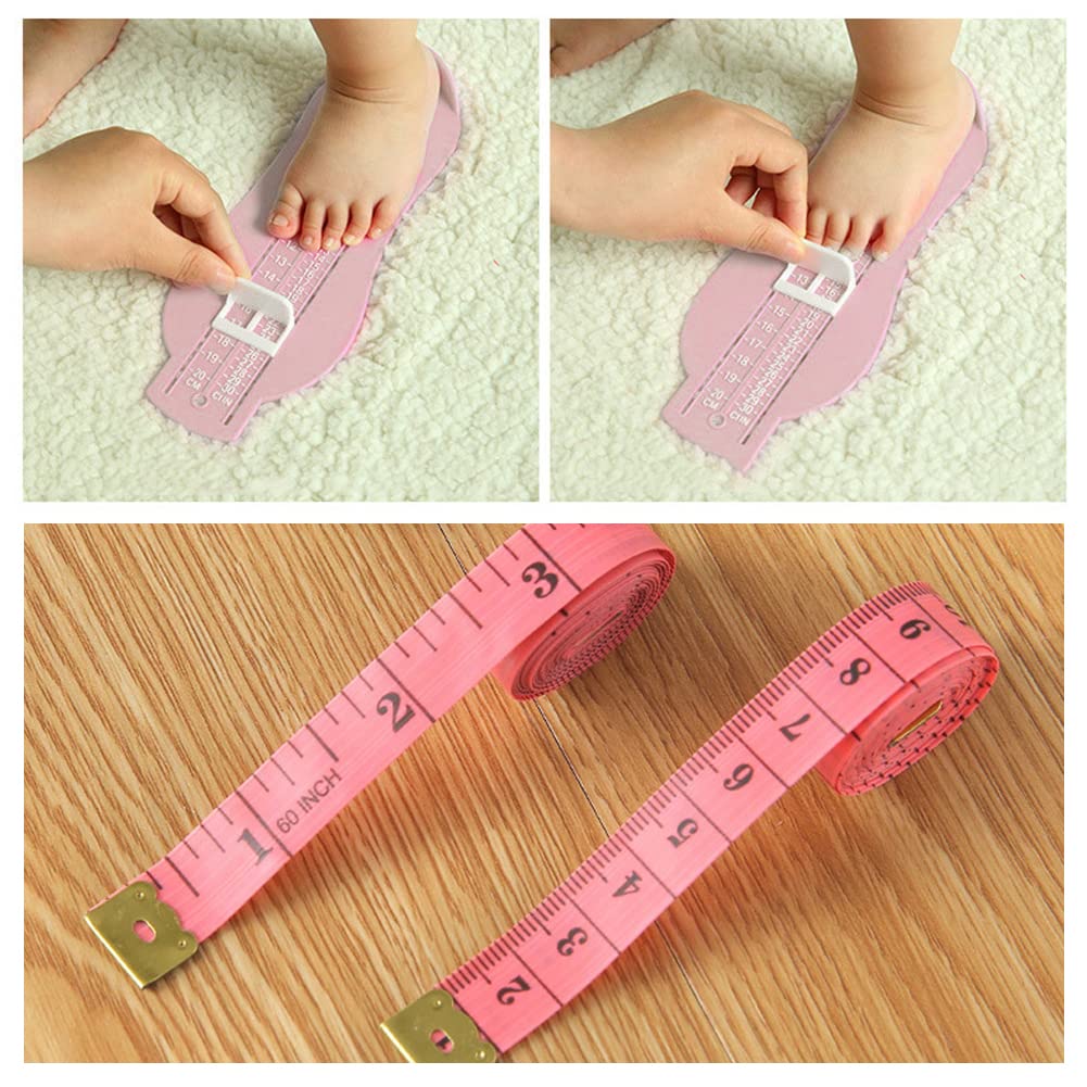 Medidor de Pies Niño Dispositivos,Medidor Pie Bebe,Medidor Calzado,Dispositivo de Medición del Pie,Medidor Pies para Zapatos,Medidor de Pies para Bebés,Calibre de Pies para Bebés de 0 à 8 Ans